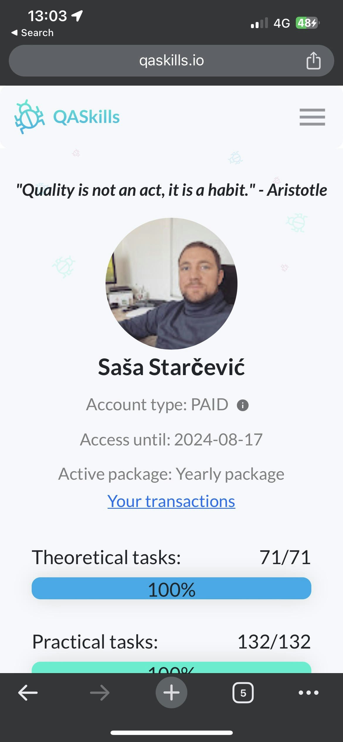 وسائط QASkills.io - Ace The QA مقابلة مع منصة التعلم التفاعلية لدينا 10