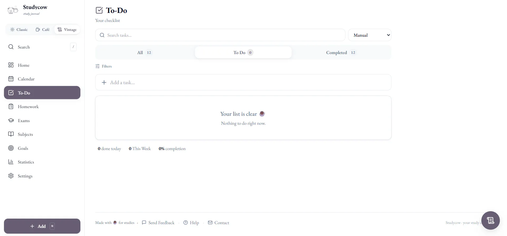 Studycow — Your cozy study space gallery image