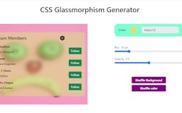 CSS Glassmorphism Generator media 3