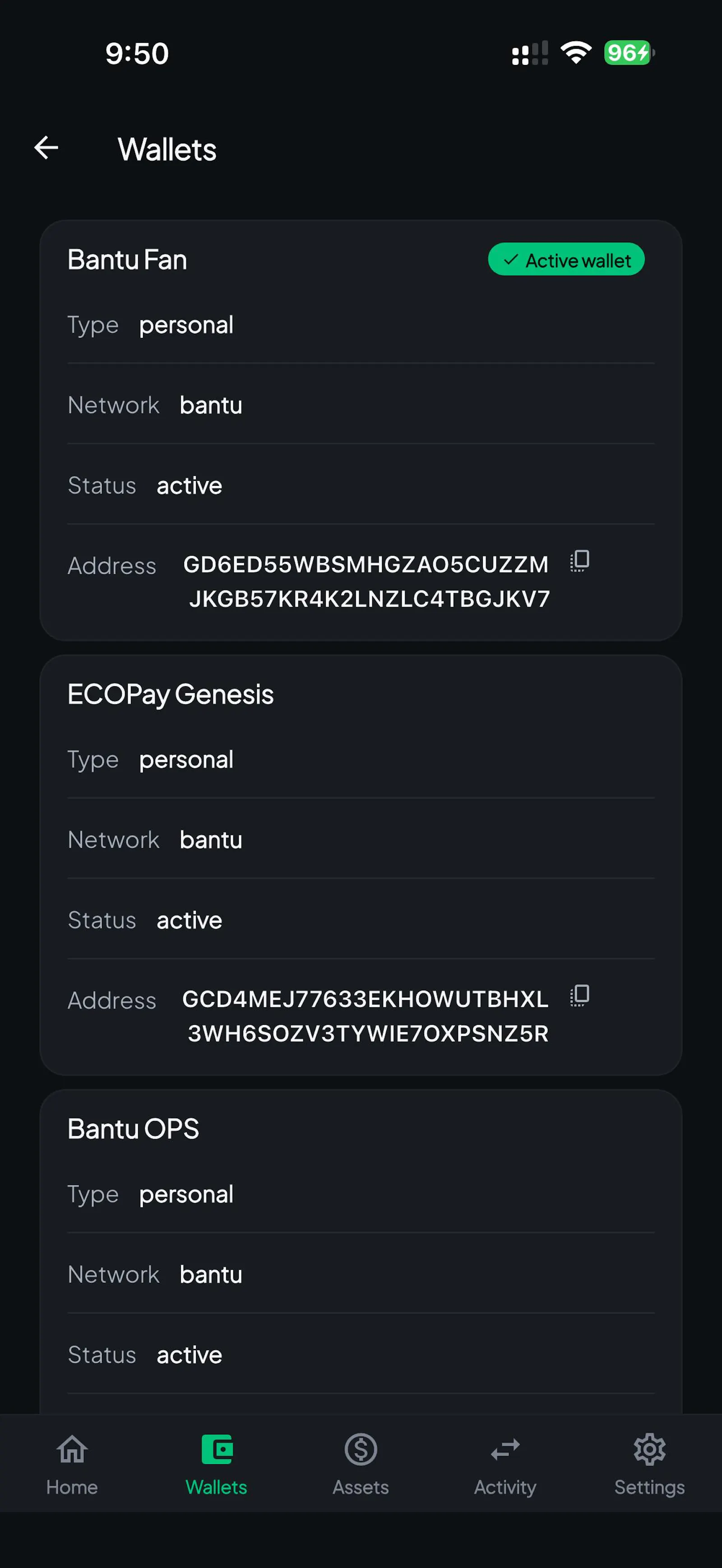 ECOPay Self-Custody Wallet screenshot 8