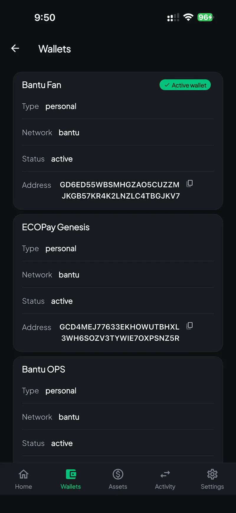ECOPay Self-Custody Wallet screenshot 8