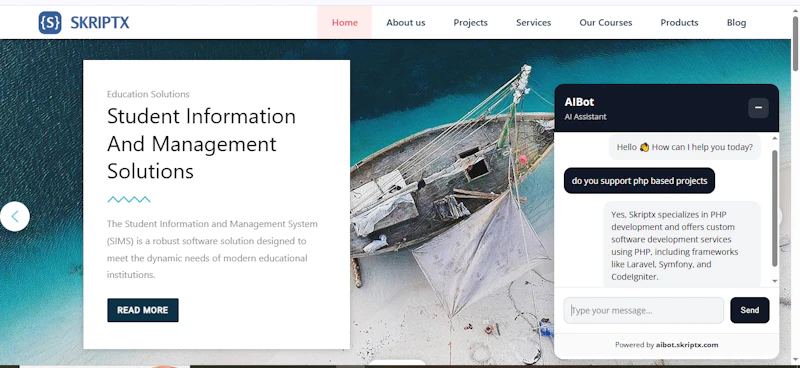 AIBOT FOR WEBSITES screenshot 3