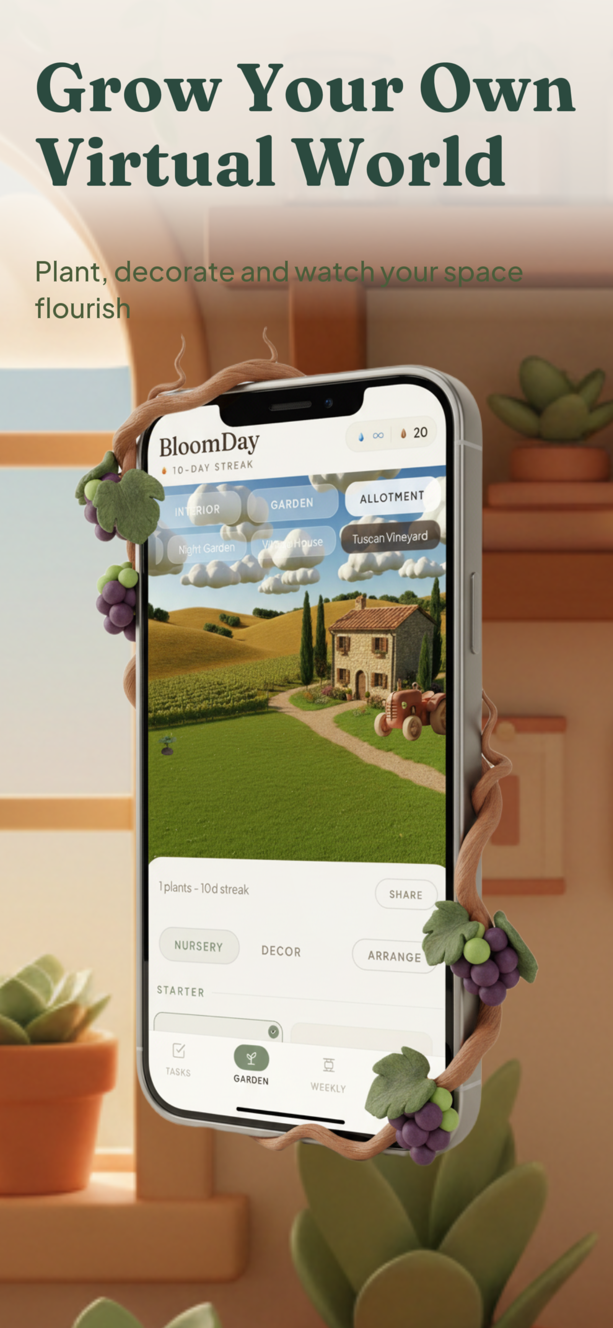 BloomDay: Tasks & Garden gallery image