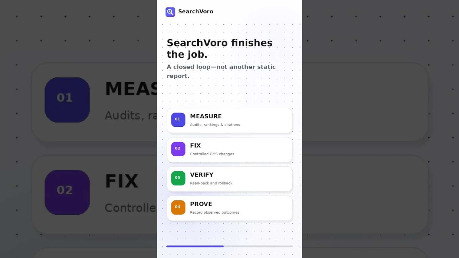 SearchVoro screenshot 1 (video preview)