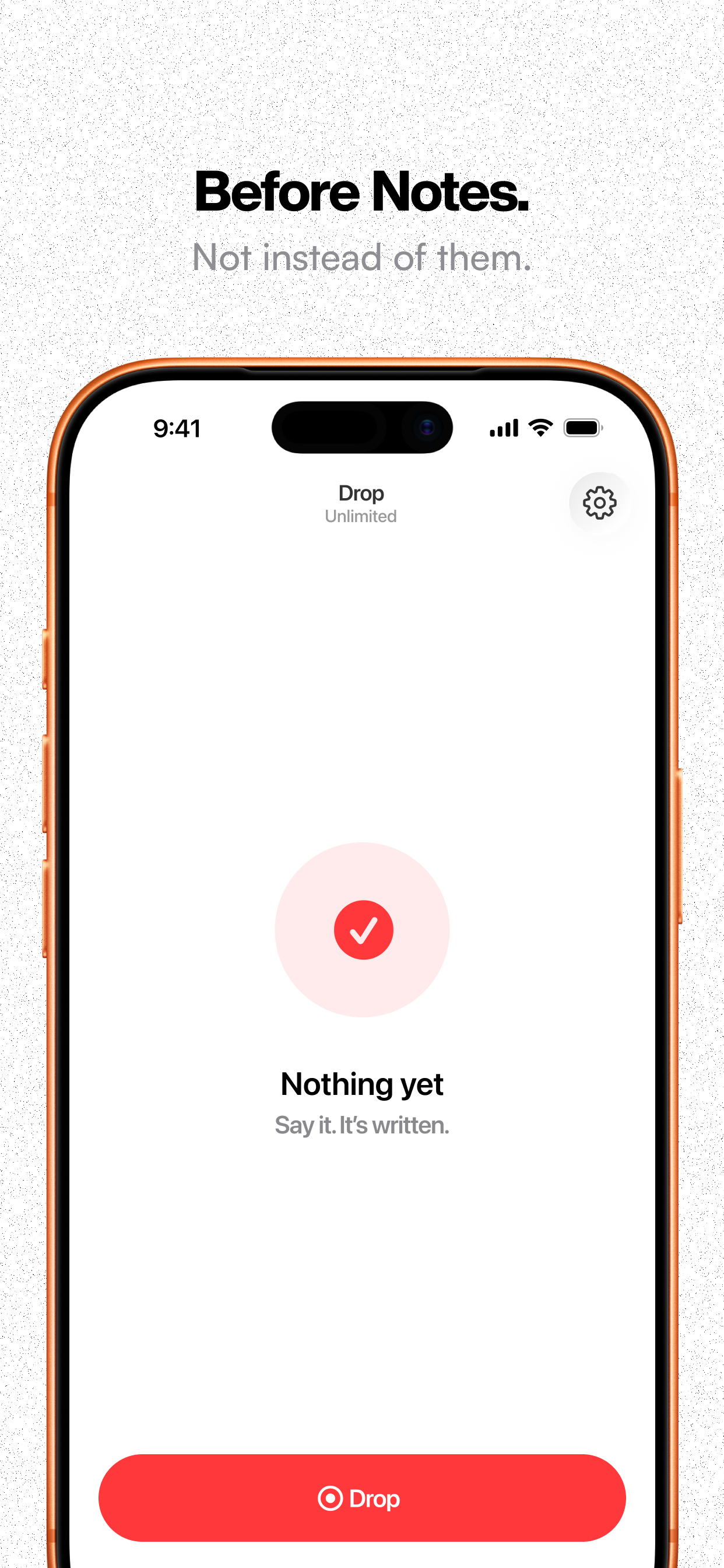 Stop holding thoughts in your head. - Screenshot 2 showing product features and functionality