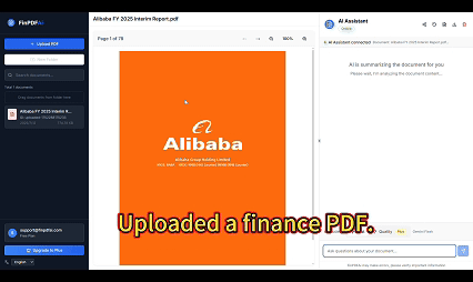 Finpdfai - Convierta los densos PDF financieros en información lista para decisiones. media 5