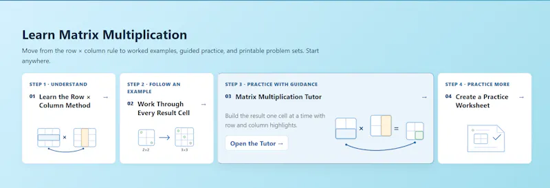  Free Matrix Calculators & Tutor screenshot 2