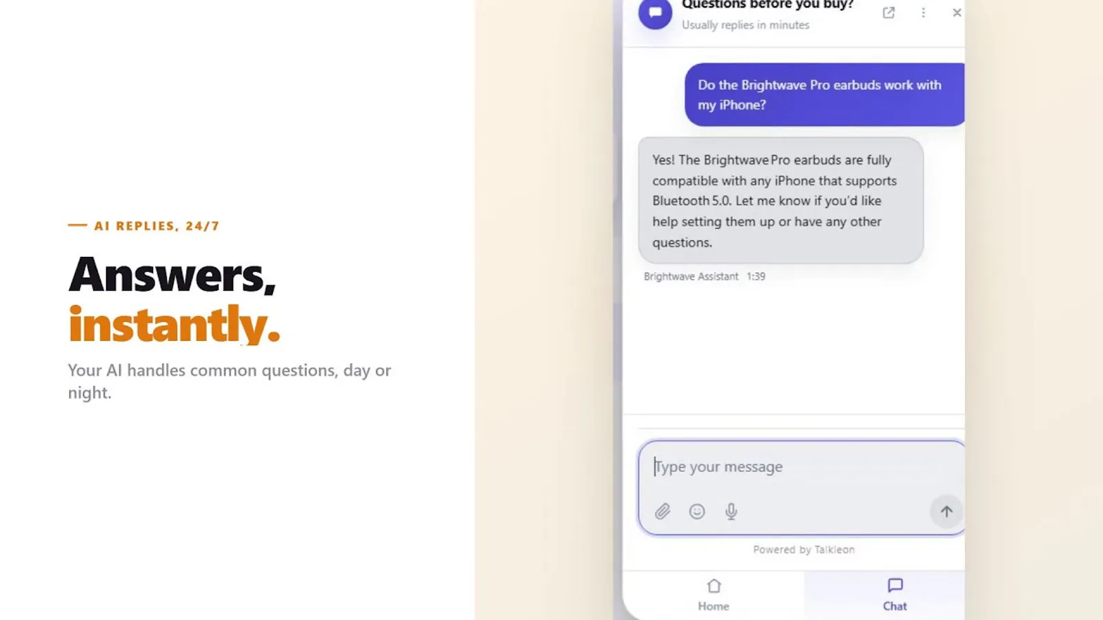 Talkieon screenshot 1 (video preview)