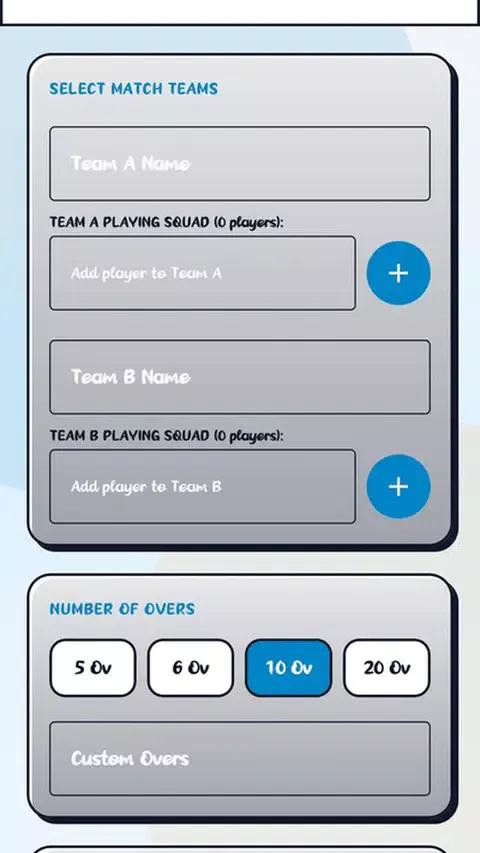 Cricket ScoreBook screenshot