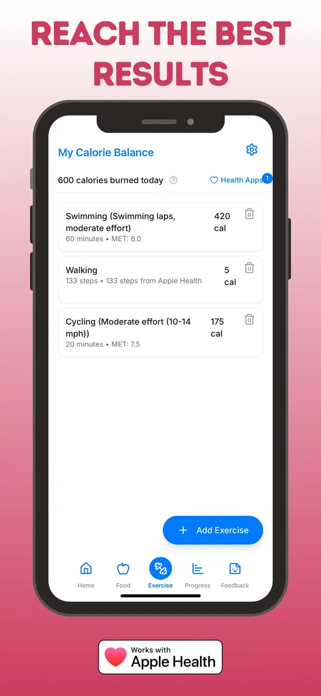 Mijn caloriebalans - Intuïtieve calorie -tracking -app media 3