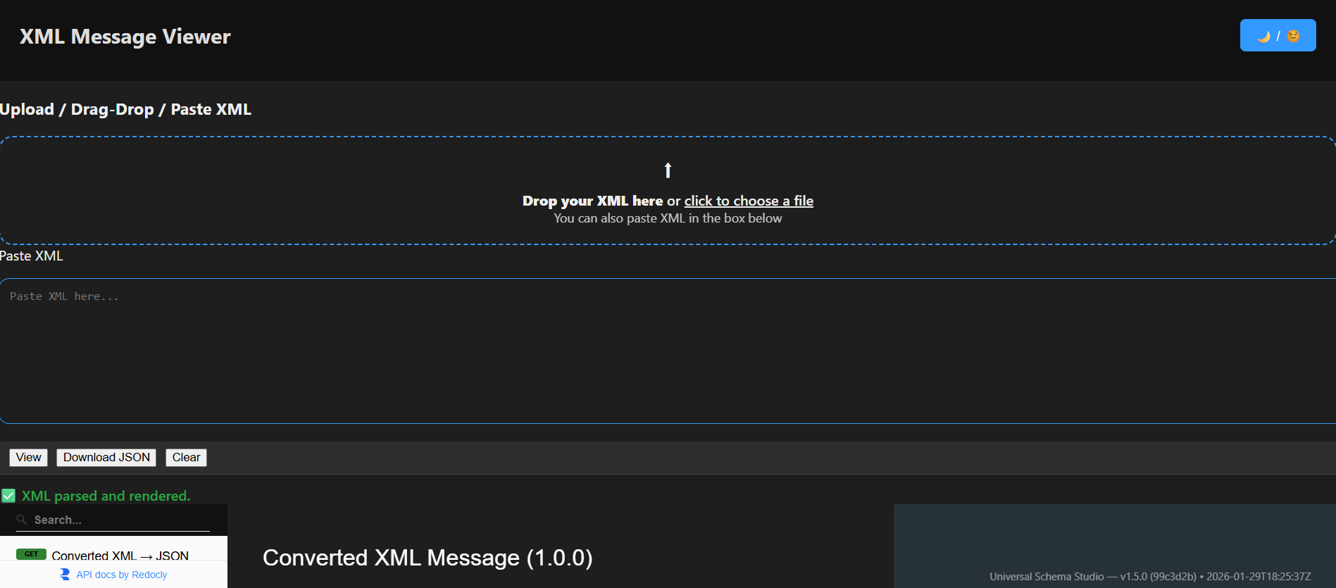 Universal Schema Studio gallery image