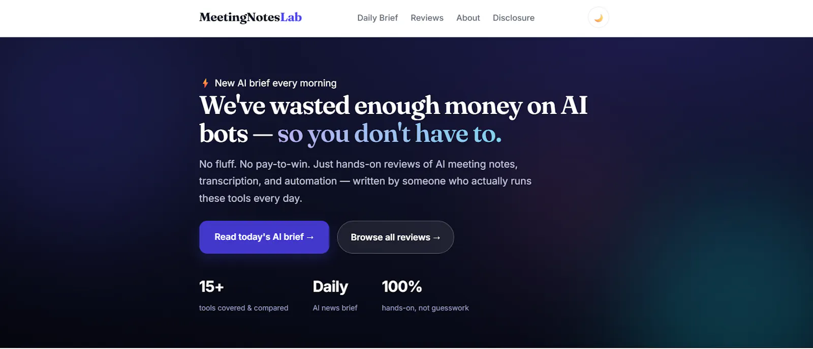 MeetingNotesLab screenshot 1