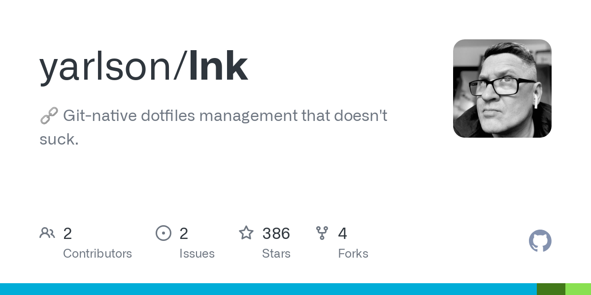 Mídia 1 de Lnk - LNK: 🔗 🔗 git-native Dotfiles Gerenciamento que não é péssimo.