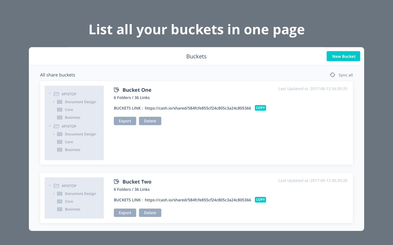 LinkBuckets gallery image