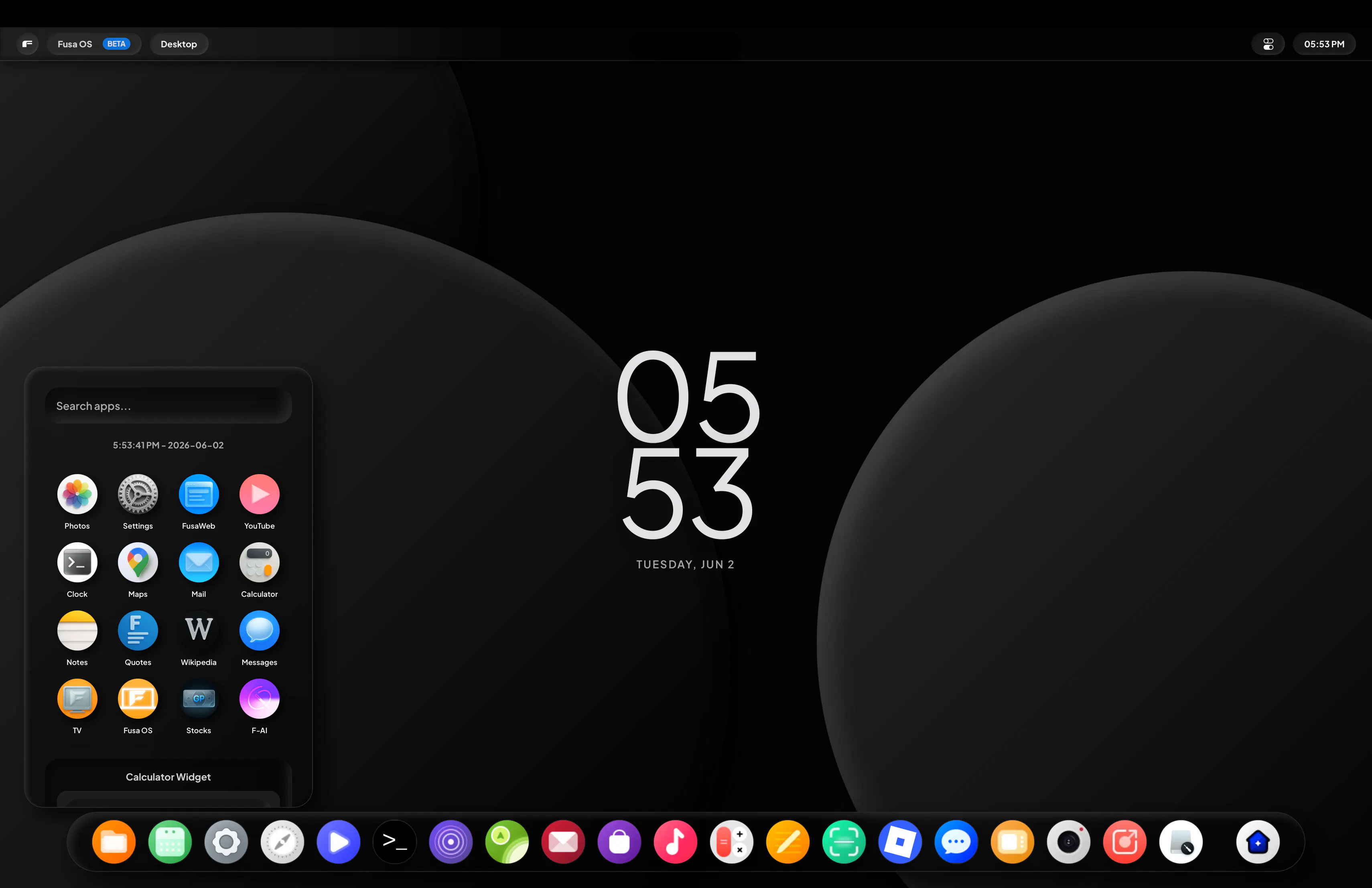 Fusa OS gallery image