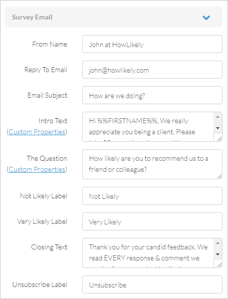 HowLikely? The Net Promoter Score (NPS) platform gallery image