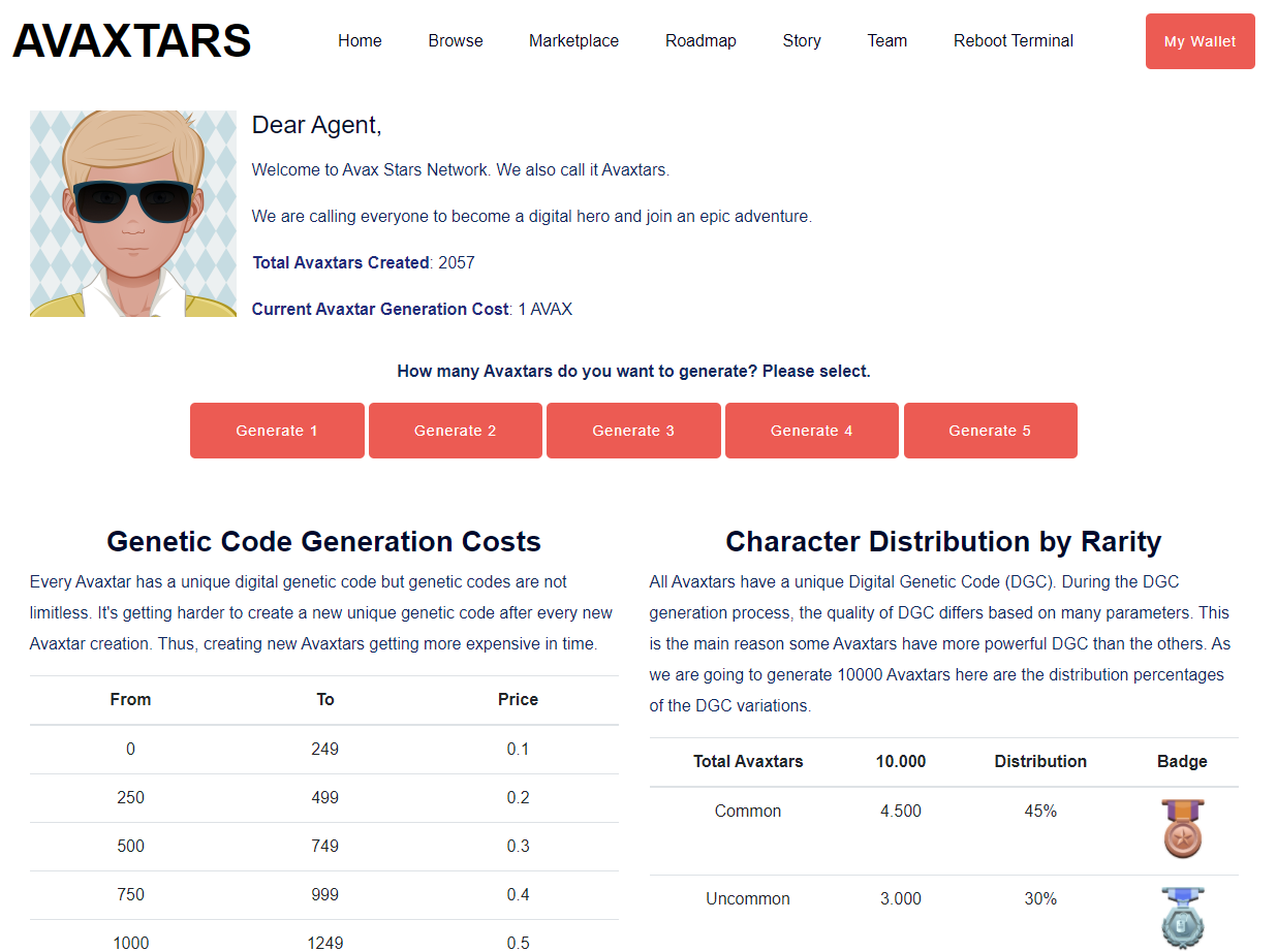 Avaxtars - NFT gallery image