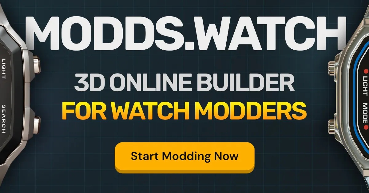 MODDS.WATCH 제품 배너