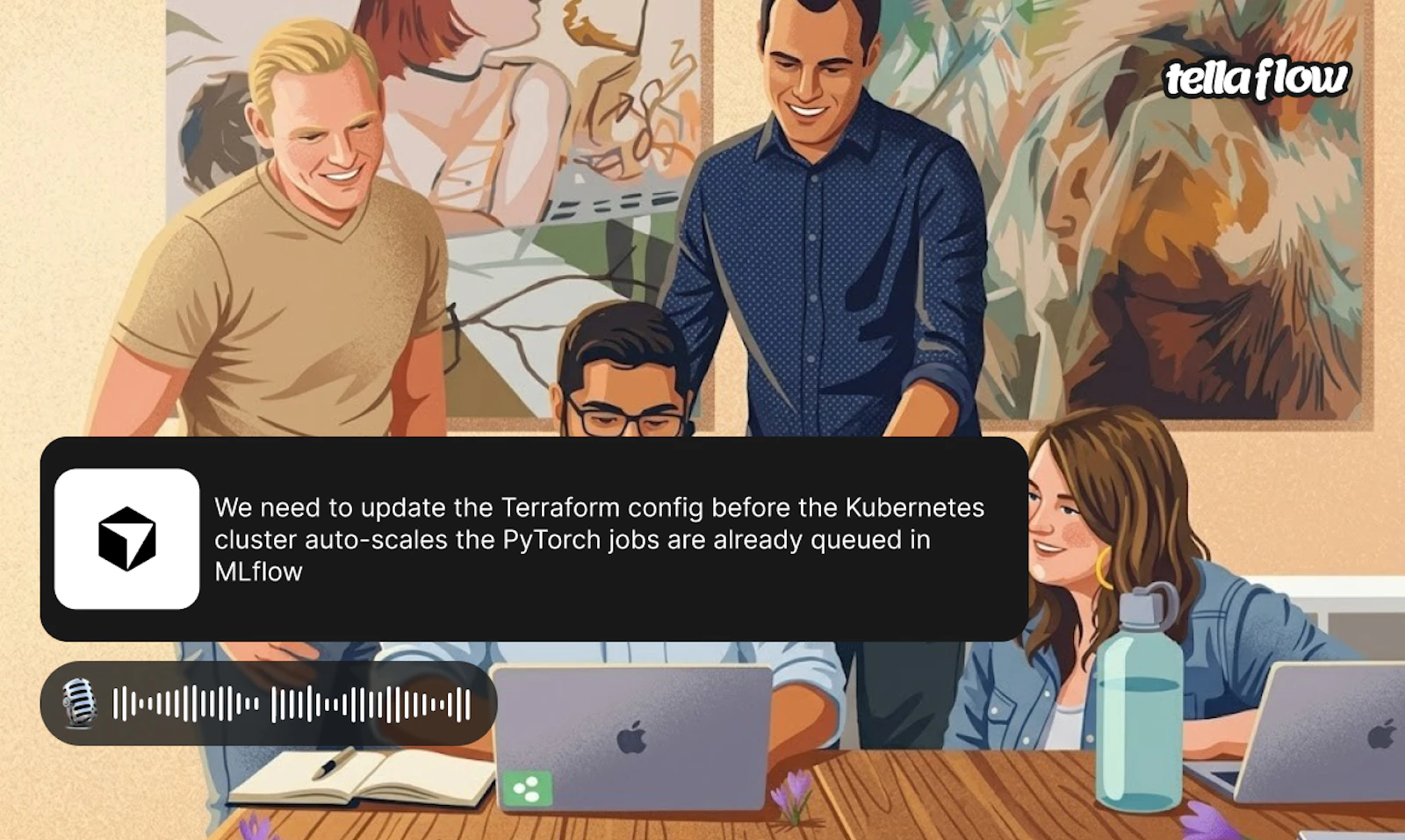 Tellaflow - Free Voice Typing screenshot 1