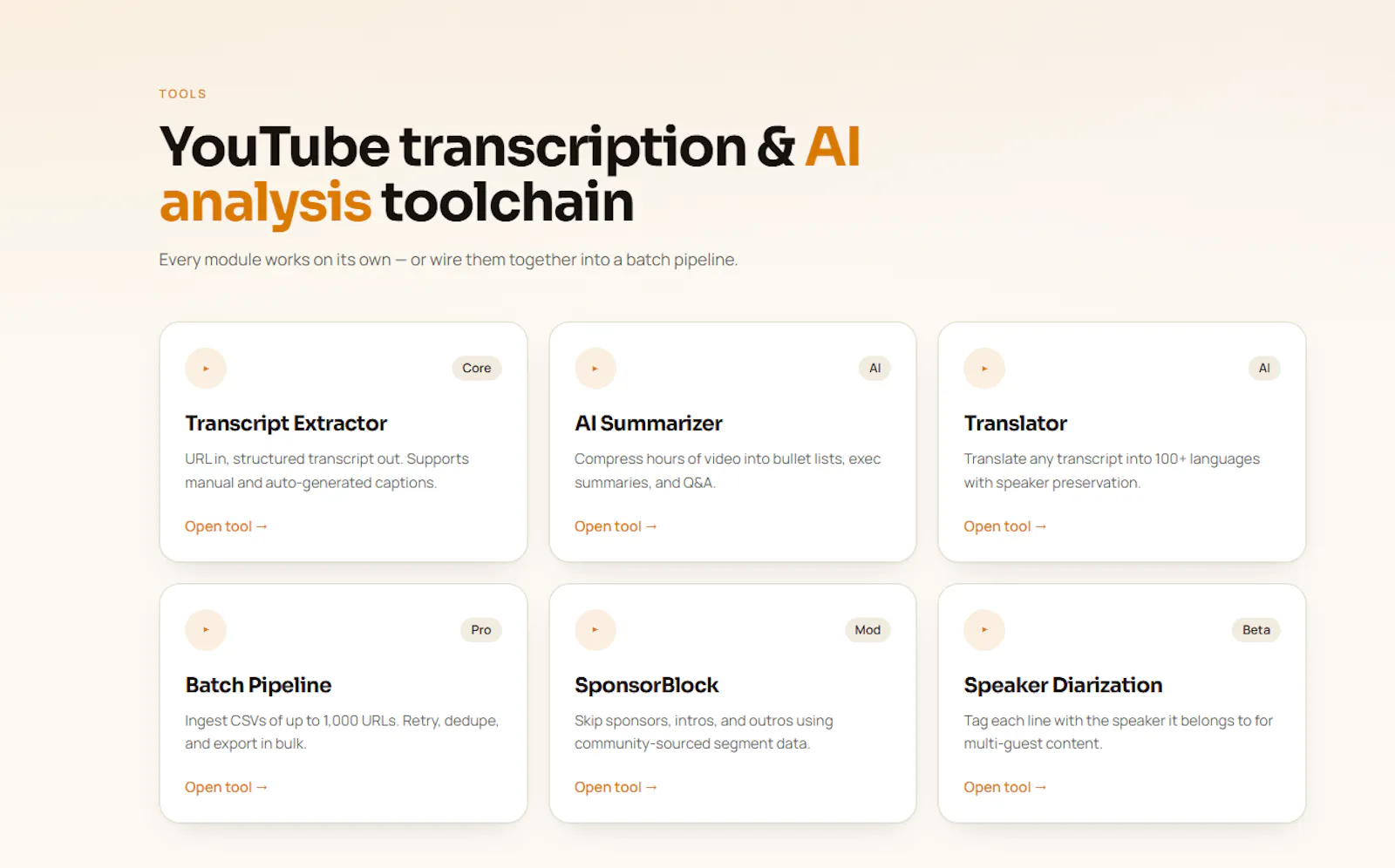 YouTubeGetTranscript screenshot 3