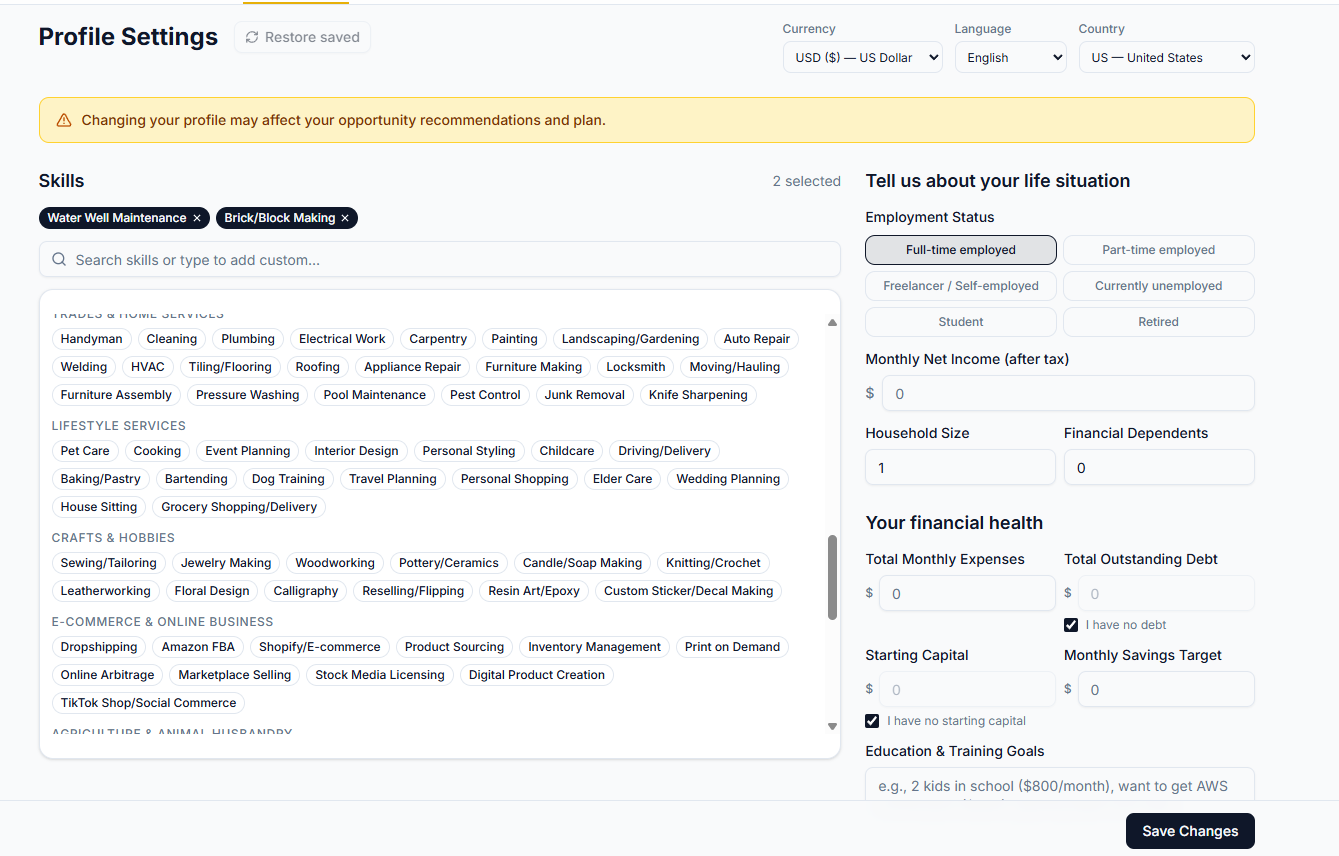 BuildWealthPlan - Screenshot 4 showing product features and functionality