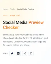 Social Media Preview Checker gallery image