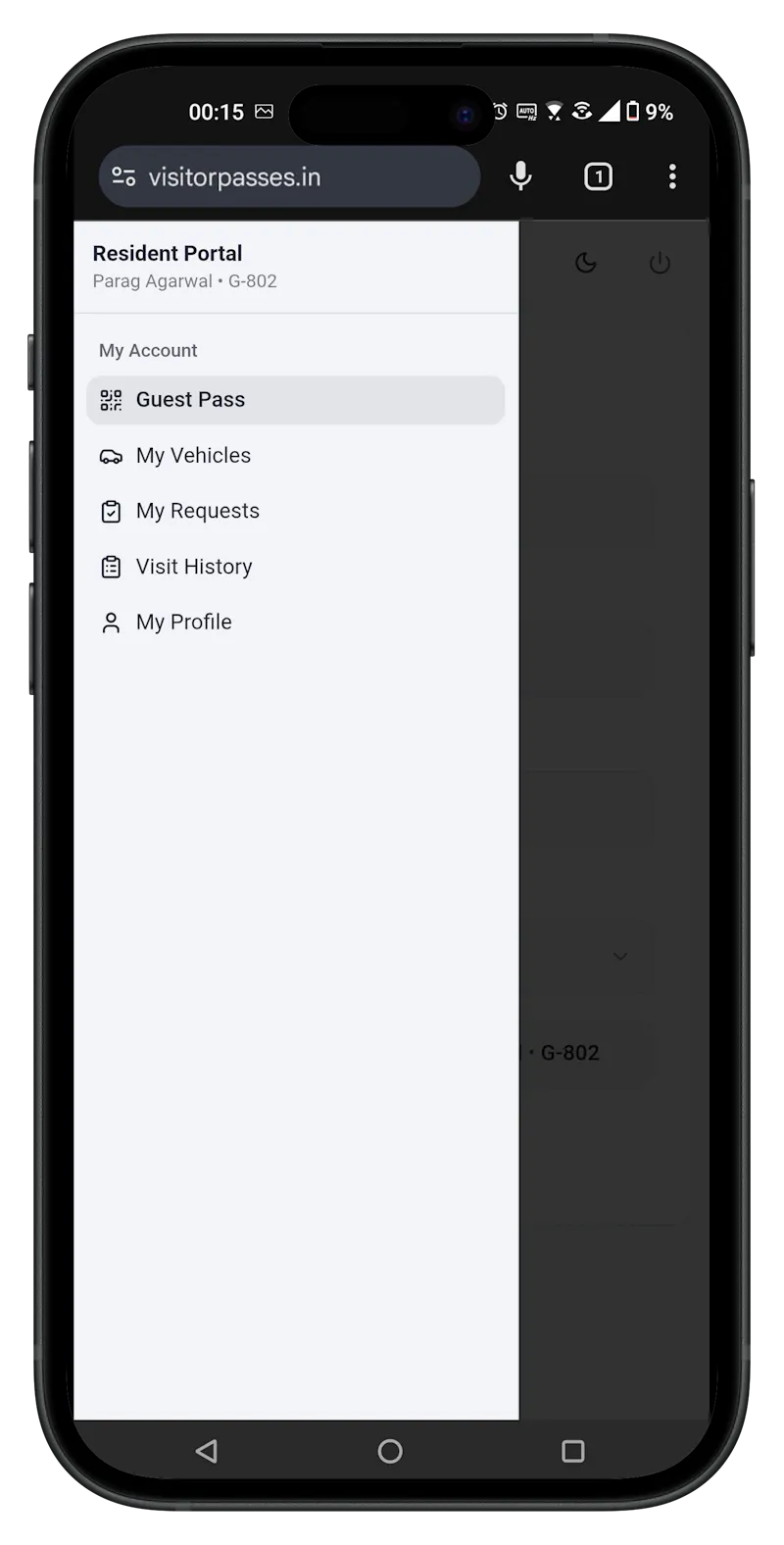 VisitorPasses - Smart Vehicle Management screenshot 5