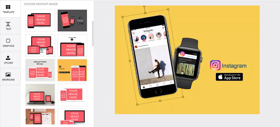 Instagram Post Mockup Generator