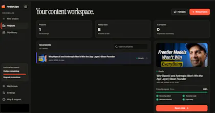 PodToClips AI gallery image