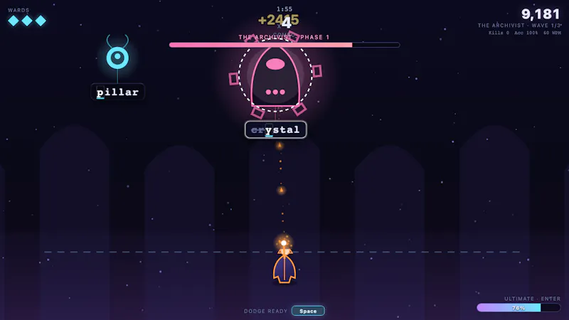 Keywraith — typing game, type to kill screenshot 4