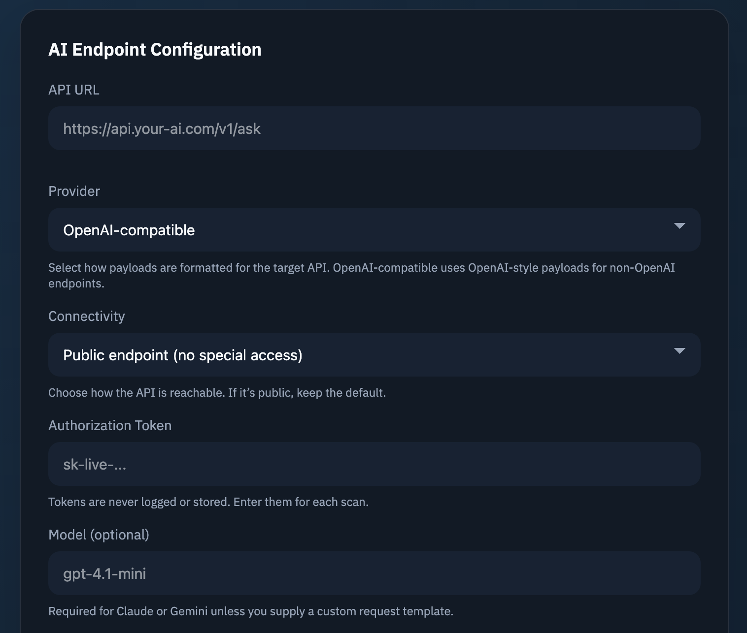 PromptBrake - Screenshot 2 showing product features and functionality