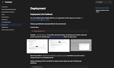 Flutter Pre-setup gallery image