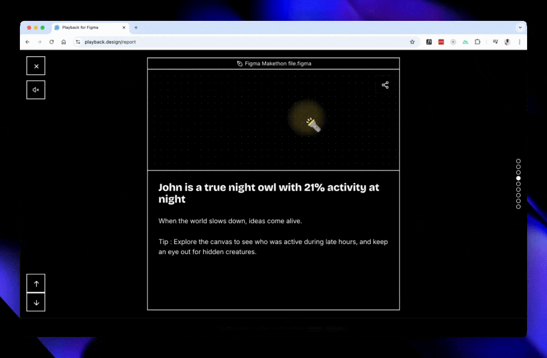 Figma Playback  - Screenshot 4 showing product features and functionality