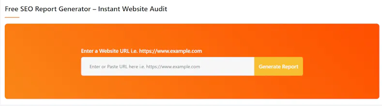 Free SEO Report Generator gallery image
