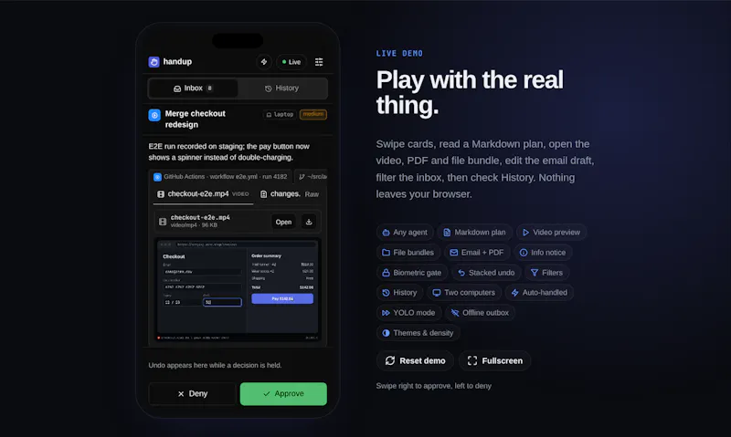 handup screenshot 3