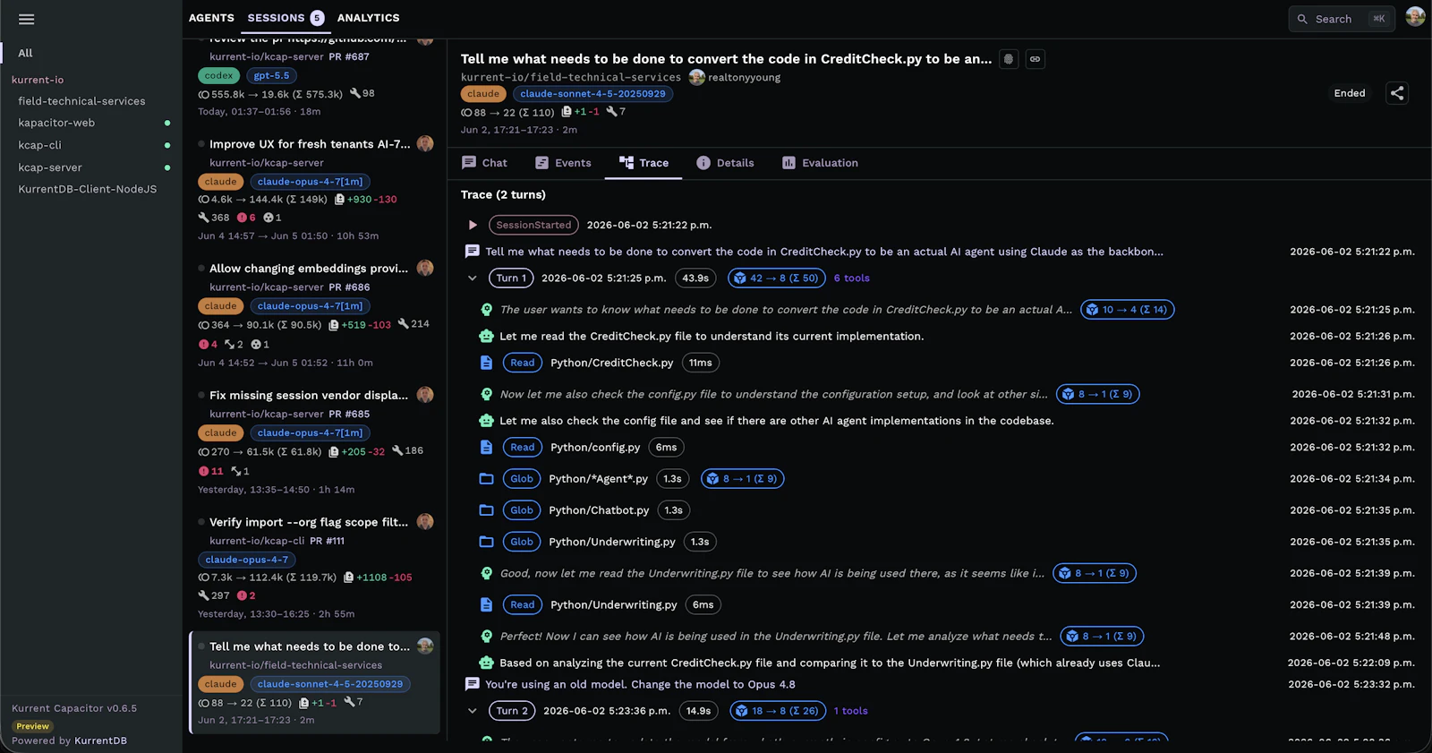 Capacitor screenshot 5