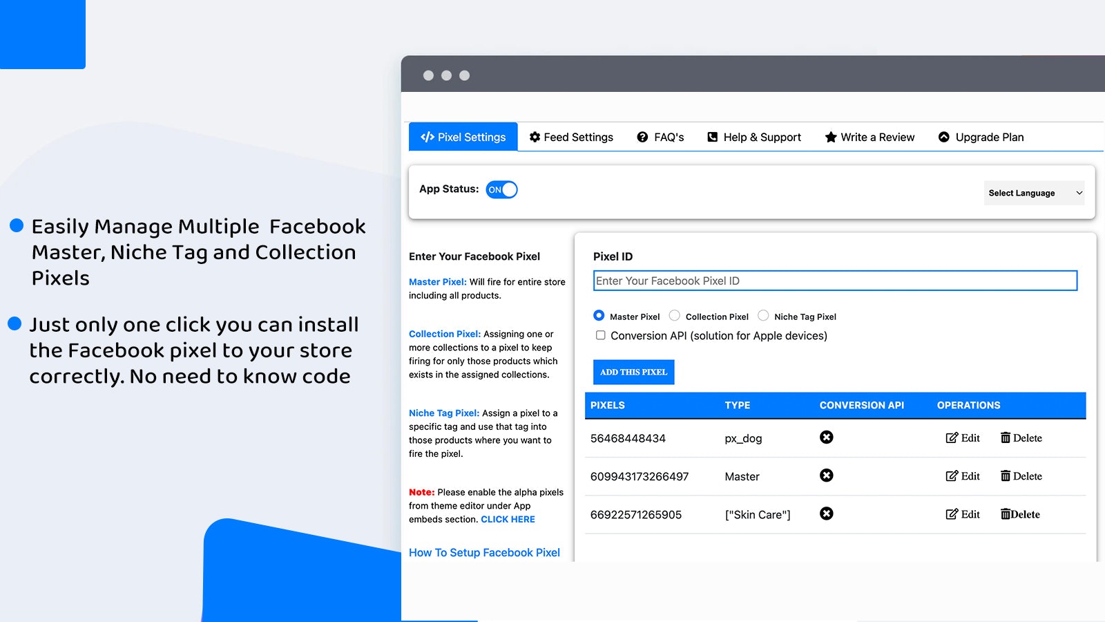 ALPHA ‑ Multi Facebook Pixels gallery image