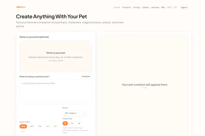 AIPetGen screenshot 2