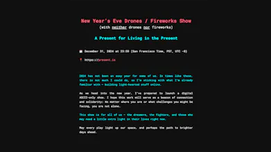 ASCII New Year's Eve Fireworks Show gallery image