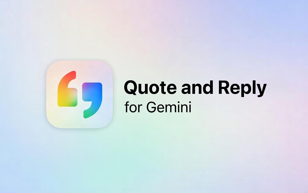 Quote & Reply for Gemini - Main product screenshot demonstrating key features and user interface