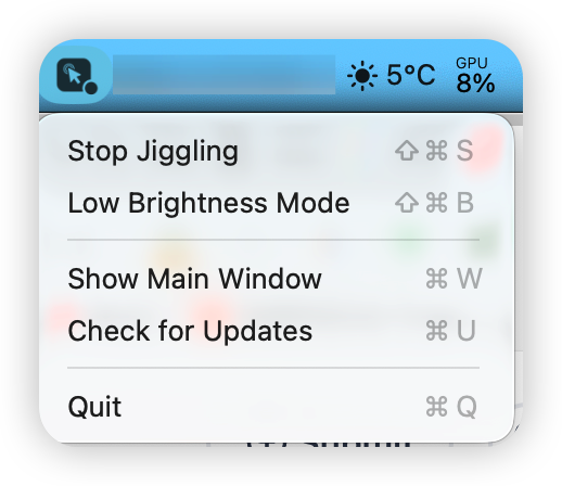 MacAFK - Screenshot 4 showing product features and functionality