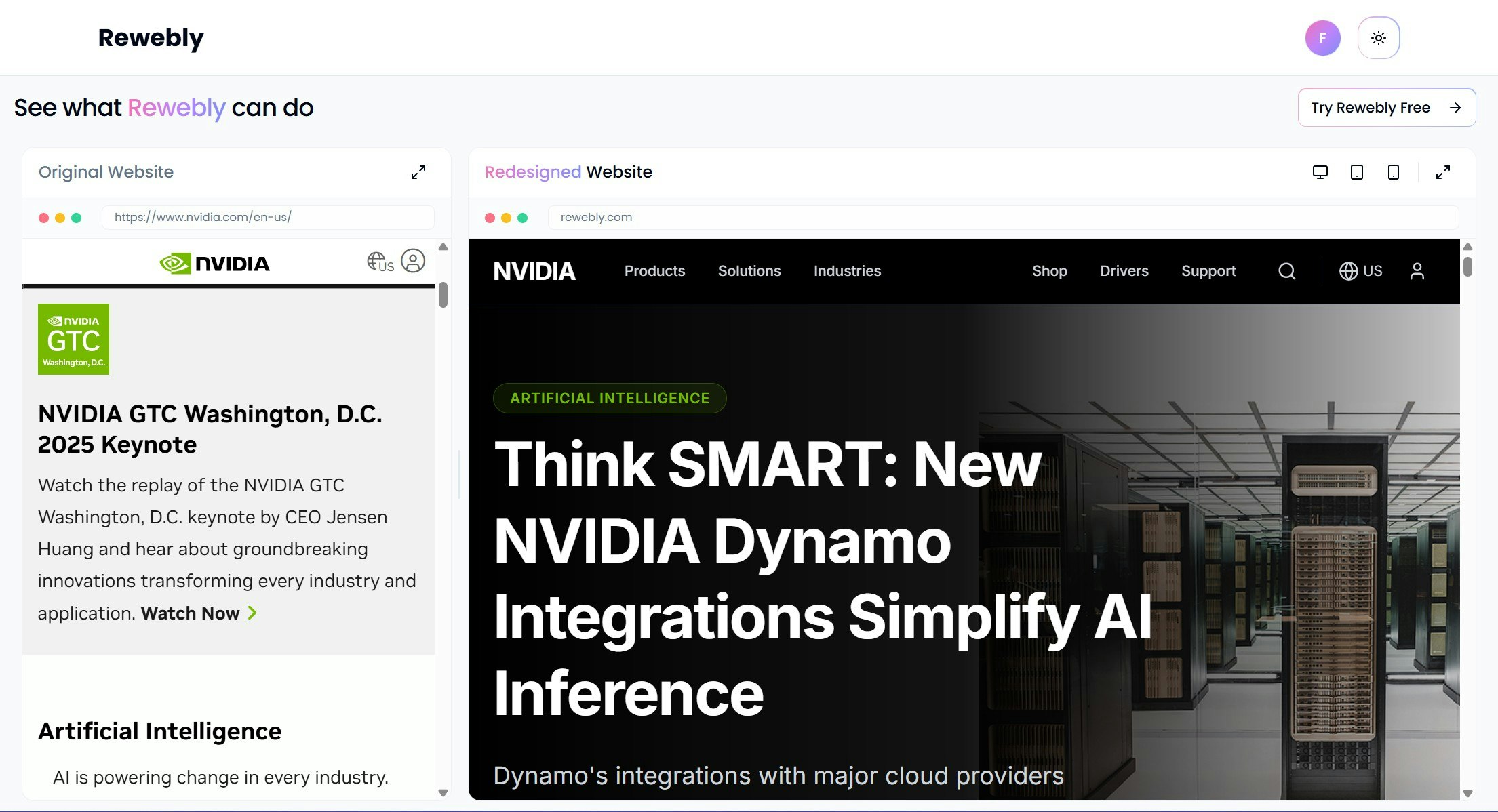 Rewebly - Screenshot 2 preview