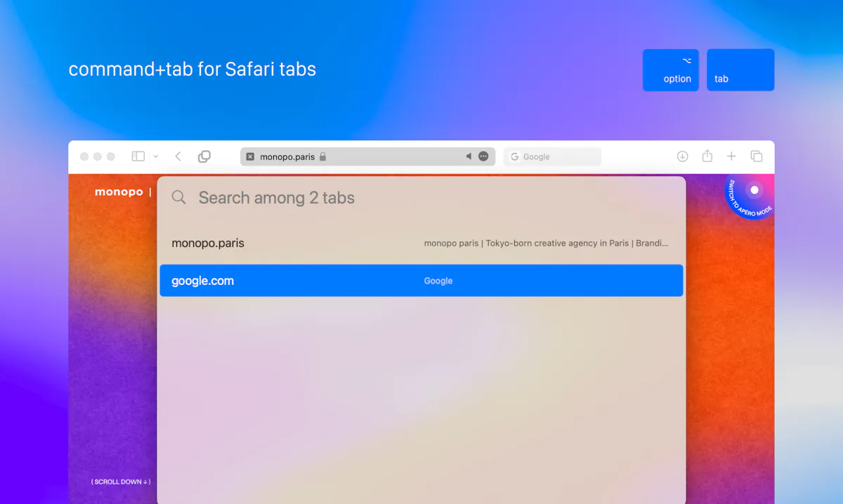 Tab Finder