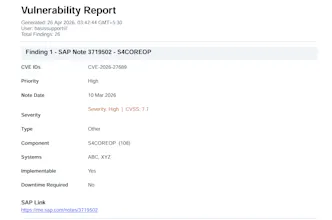 VulnMapper : SAP Vulnerability Mapping gallery image