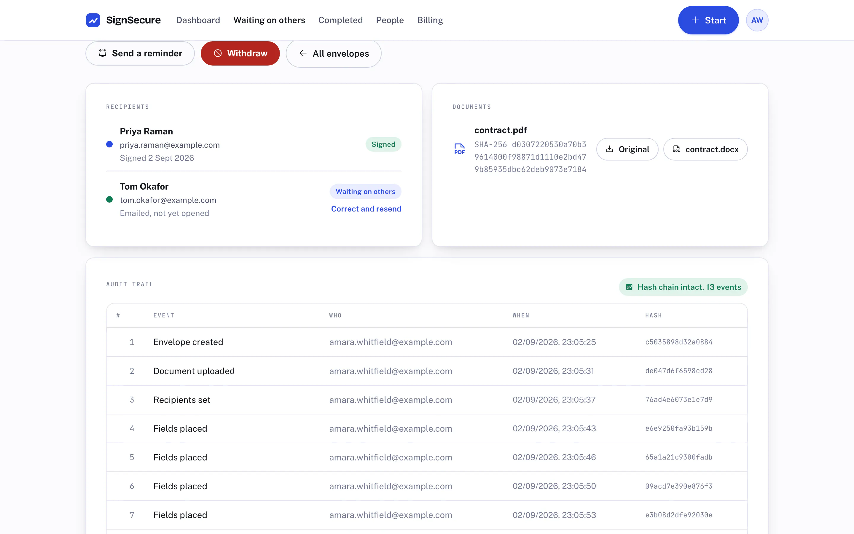 E-signature tool with AI Identity Checks gallery image