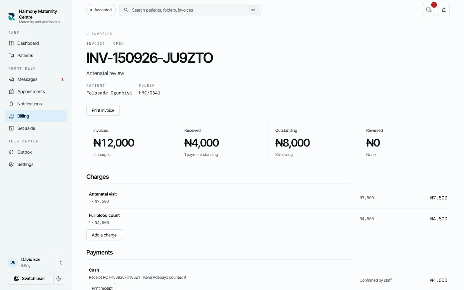 RizCare screenshot 3