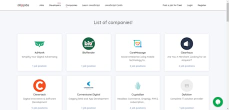 All JavaScript Jobs gallery image