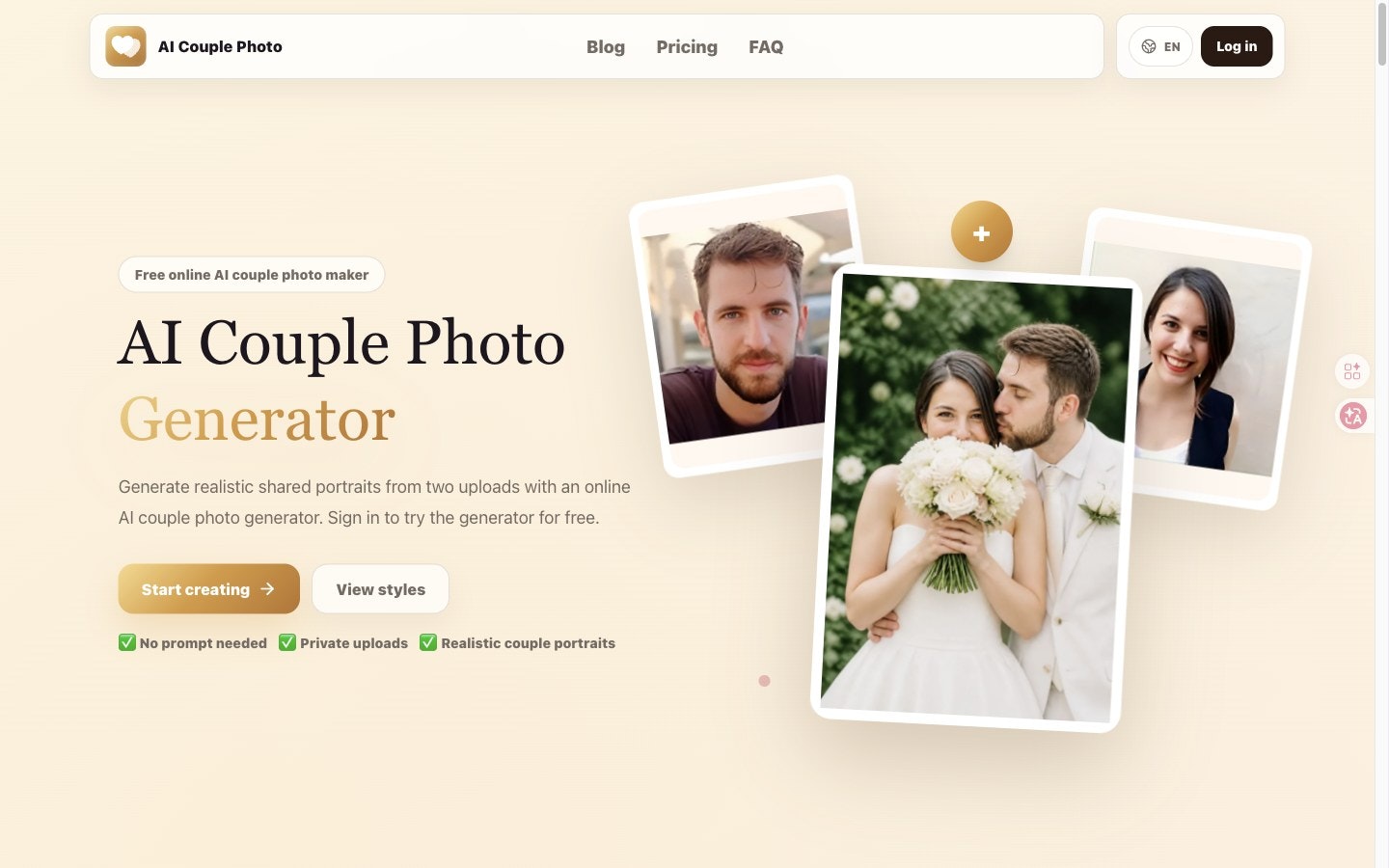 ai couple photo generator gallery image