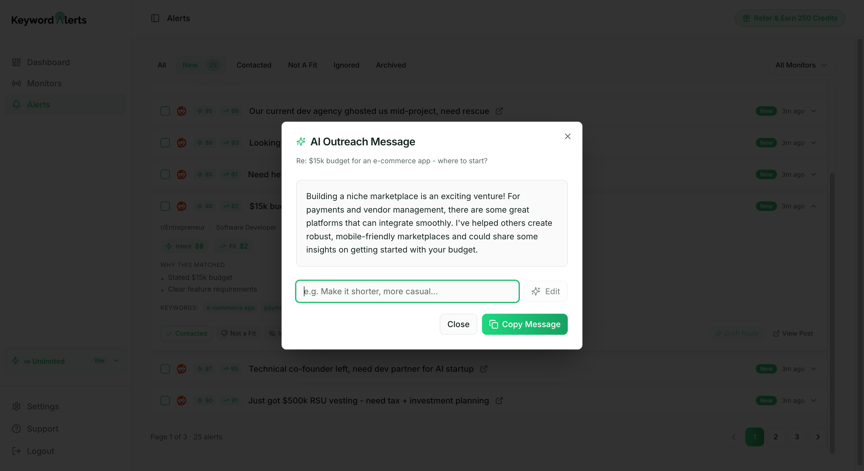 TryKeywordAlerts gallery image