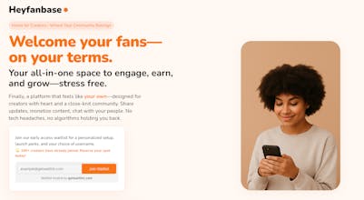 Heyfanbase — A Cozy Home for Creators gallery image